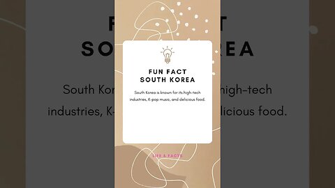 Fun Facts South Korea