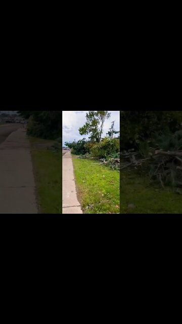 Destruction after Hurricane Fiona Canada