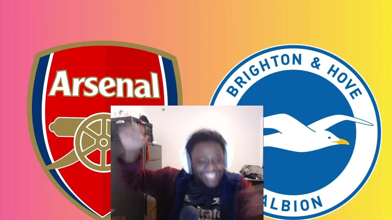 ARSENAL VS BRIGHTON 1ST HALF GOALS 2-0 #arsenalfantv #arsenalfc #arsenalfan #soccer