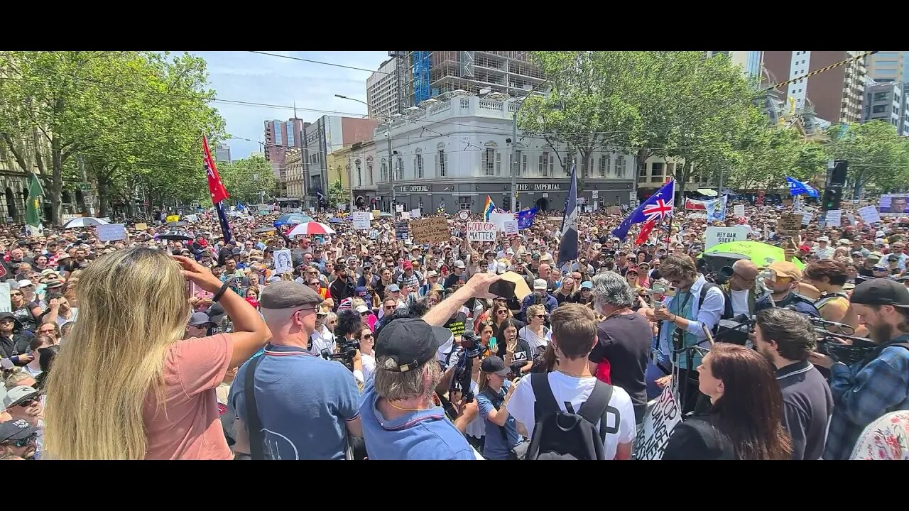 Comprehensive Video of "Kill the Bill Protest" Melbourne Australia 06/11/21