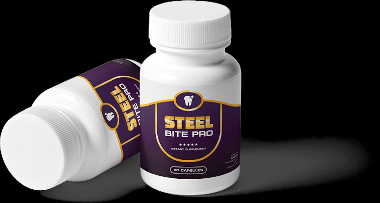 Steel Bite Pro for supporting teeth and gums.