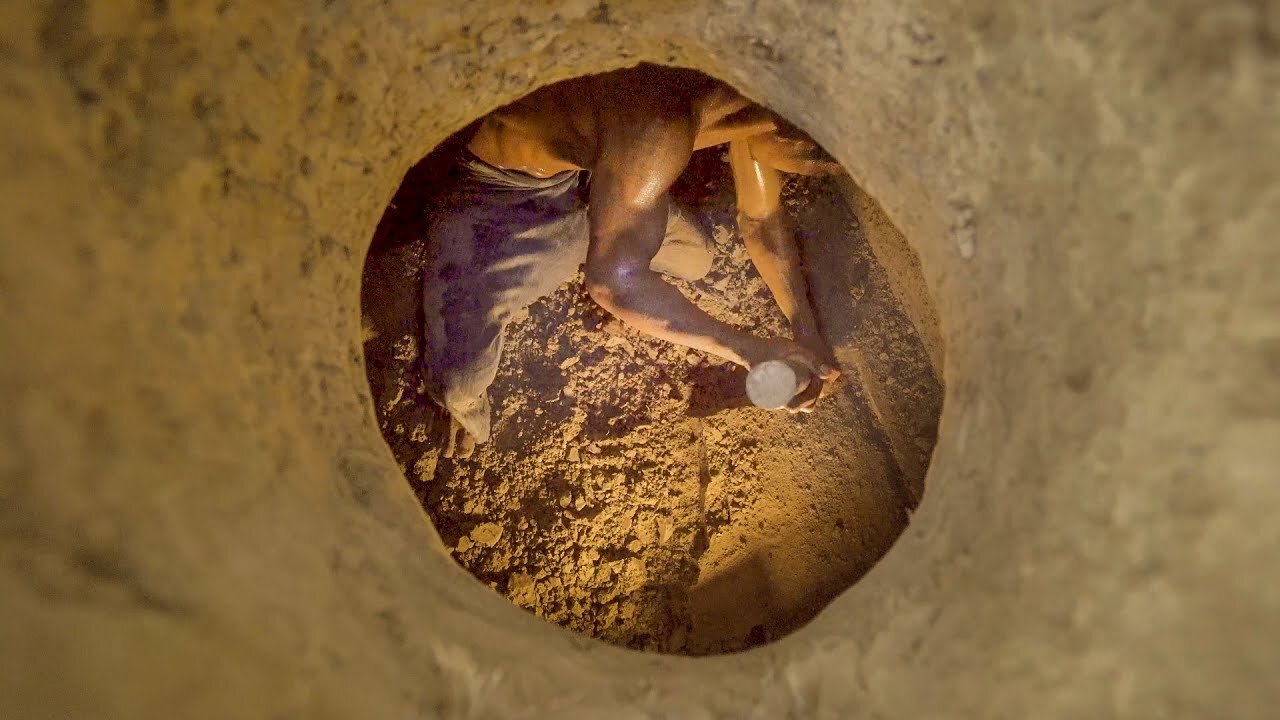 Man Living Off Grid Build The Most Amazing Private Underground Temple Water Park