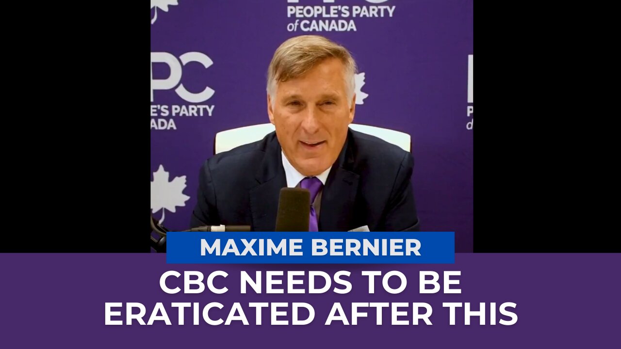 Maxime Bernier Speaks After Trumps Win