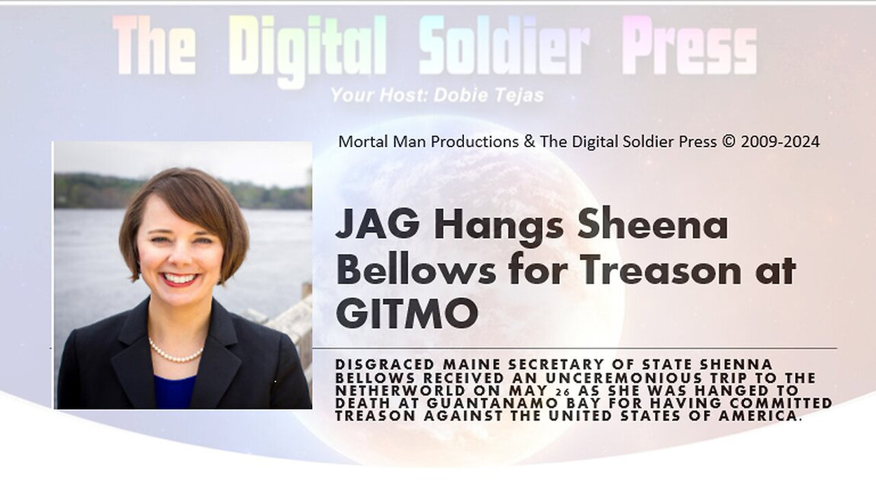 JAG Executes Maine Secretary of State Shenna Bellows for Treason