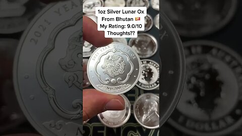 GORGEOUS 1oz Bhutan Ox Silver Round Review & Unboxing