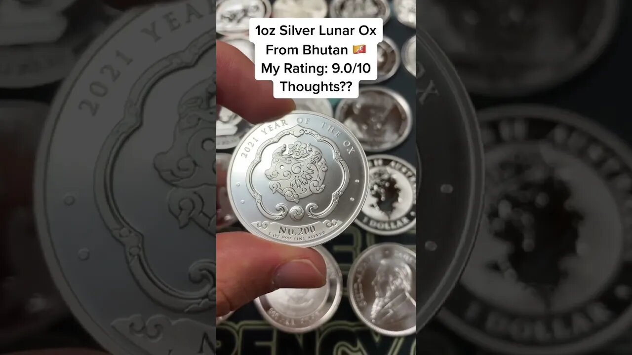 GORGEOUS 1oz Bhutan Ox Silver Round Review & Unboxing