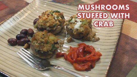 Mushrooms Stuffed With Crab Meat