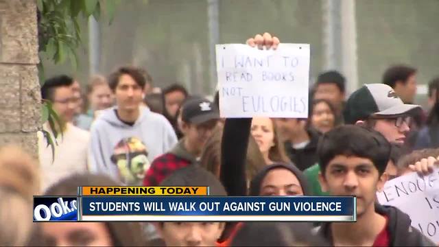 Students across San Diego plan to walk out against gun violence