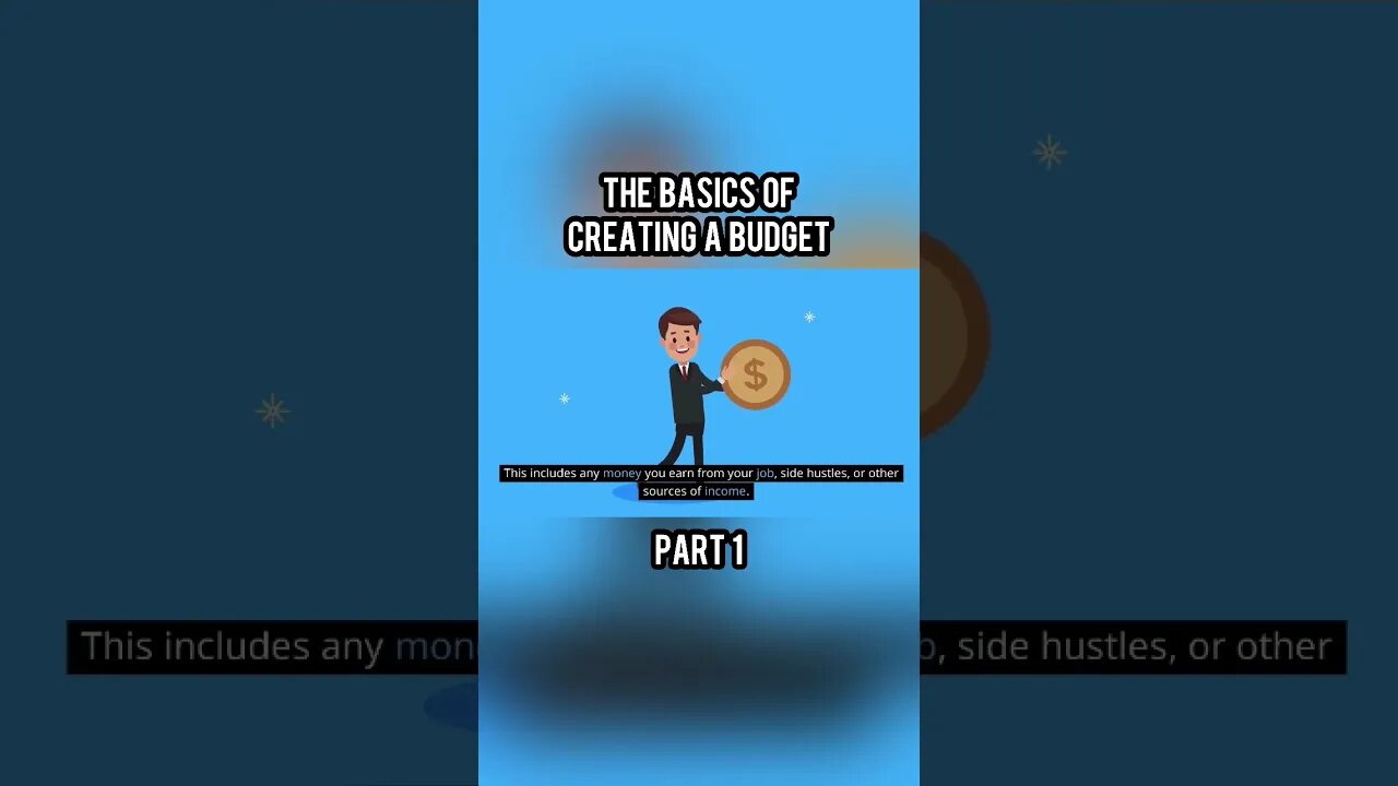 The Basics Of Creating A Budget - Part 1