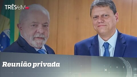 Tarcísio de Freitas e Lula se encontram em Brasília