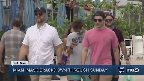 Miami enforcing mask mandates