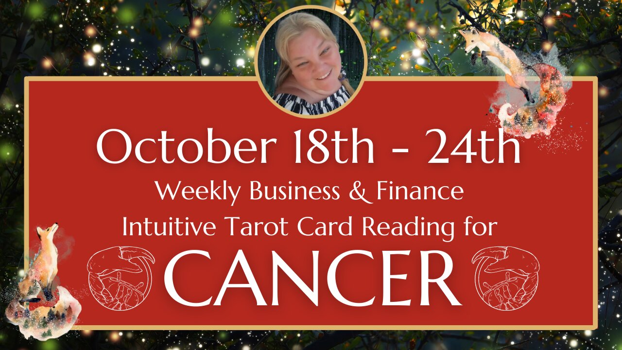 ♋ CANCER 🦀 | OCT 18th - 24th | BE BRAVE! LISTEN TO YOUR INTUITION! | Weekly BUSINESS Tarot Reading