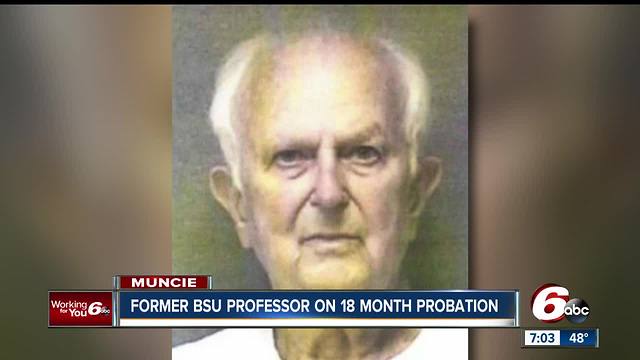 Former Ball State University professor placed on probation