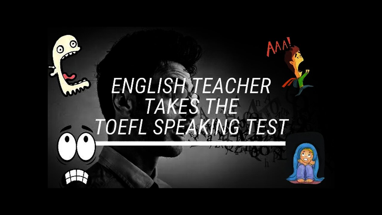 An English teacher take stuff TOEFL speaking practice test for the first time.