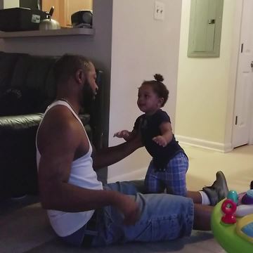 Toddler Scared Of His Dad When He Removes His Ball Cap