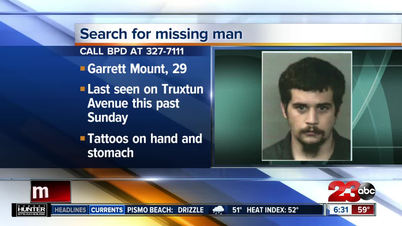 BPD searching for missing man Garrett Mount