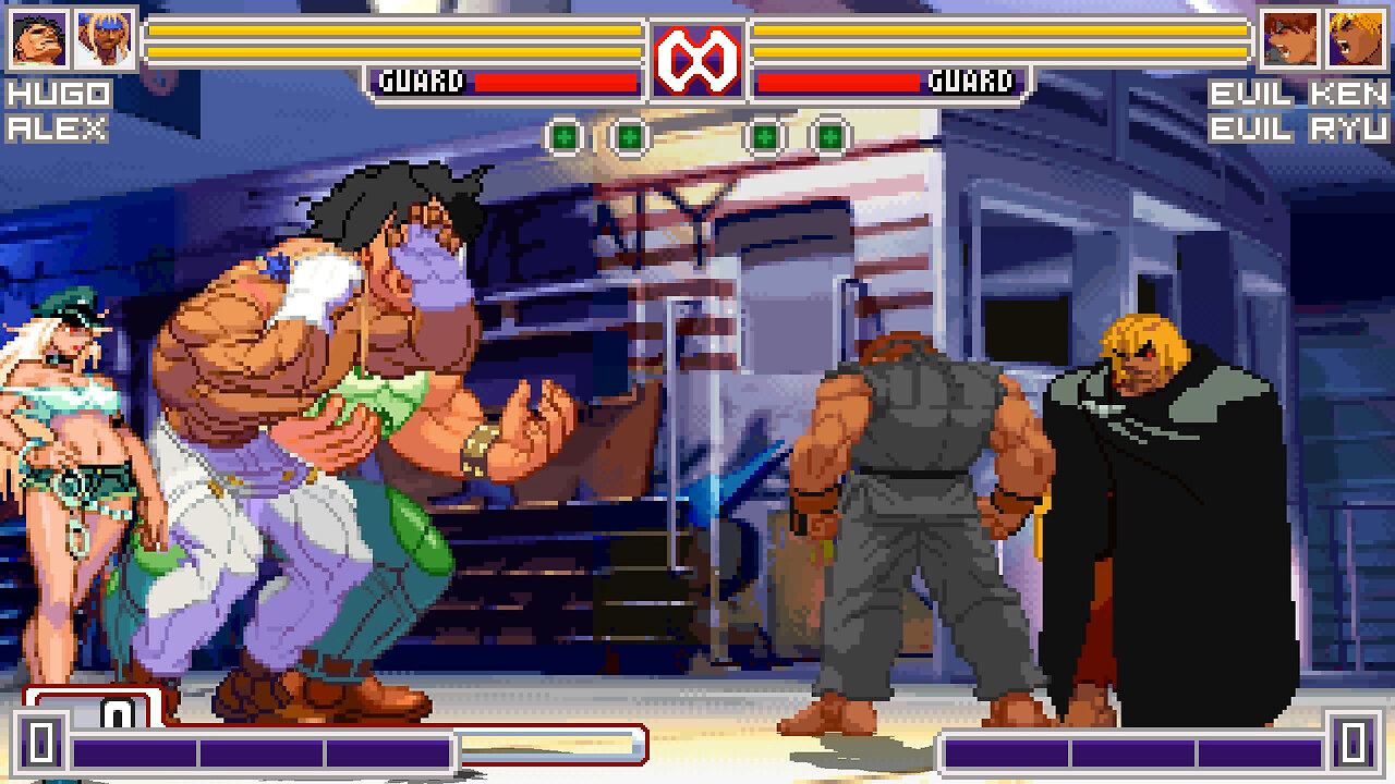 MUGEN - Alex & Hugo vs. Evil Ryu & Evil Ken - Download