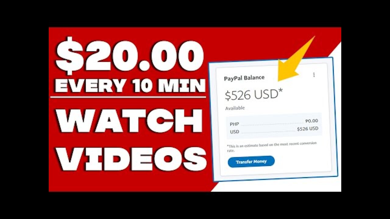 Earn $20 EVERY 10 MINUTES For WATCHING VIDEOS (Make Money Online)