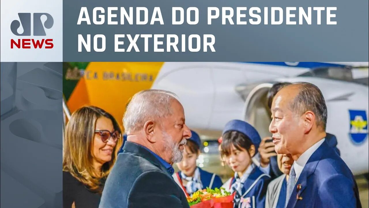 Lula chega ao Japão para participar da reunião da cúpula do G7