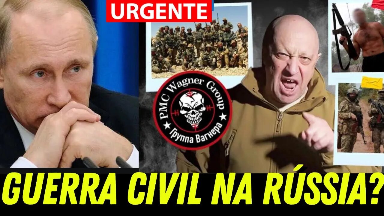 "Putin em Perigo: A Crise em Moscou e a Ameaça dos mercenários Wagner