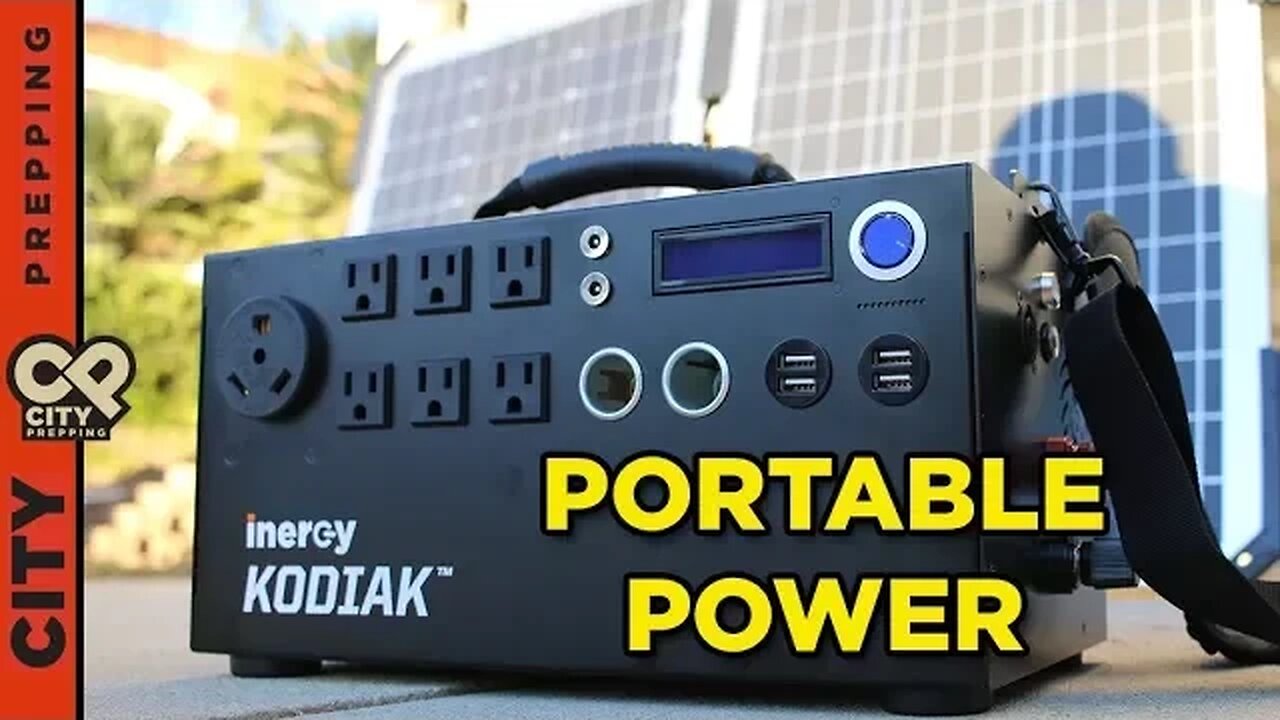 How to get unlimited power after SHTF: Solar Generator (Inergy Flex)