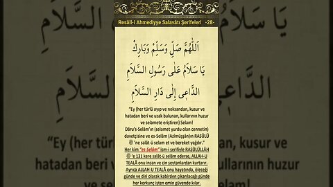 Düğümleri Çözen Salavatlar-28