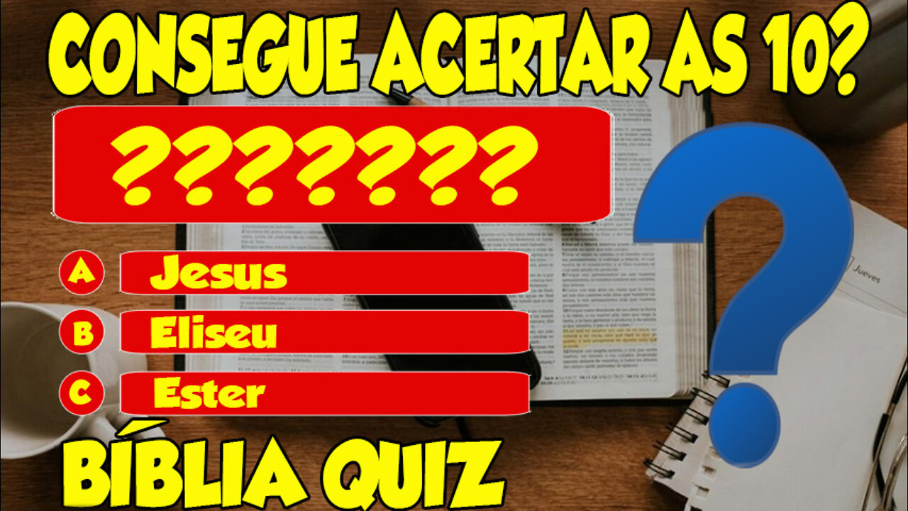 Bíblia Quiz - 10 perguntas bíblicas para testar seu conhecimento CAPA