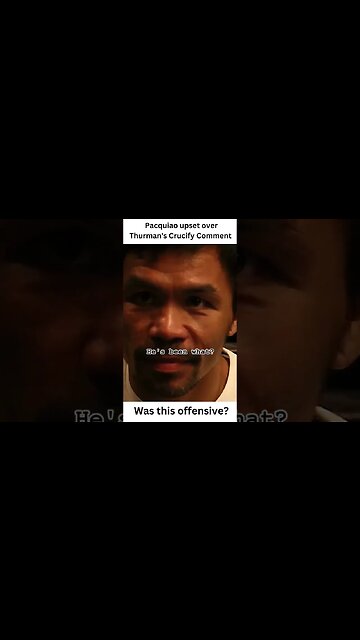 Pac upset at Thurman #boxing #christianity #mannypacquiao