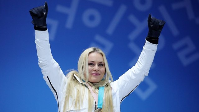 Lindsey Vonn Takes Home Bronze In Her Last Olympic Downhill Run