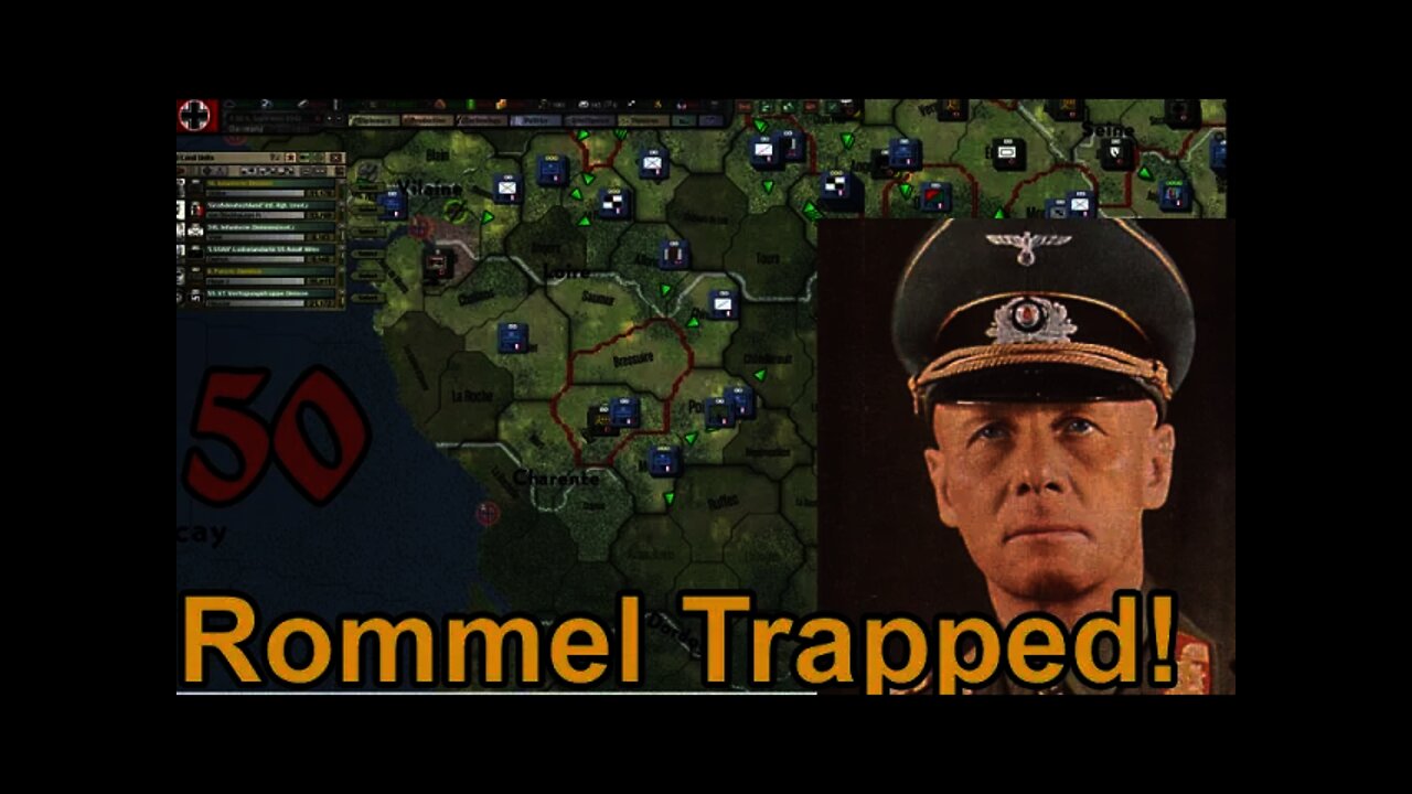 Hearts of Iron 3: Black ICE 10.41 - 50 Germany - Rommel Trapped?