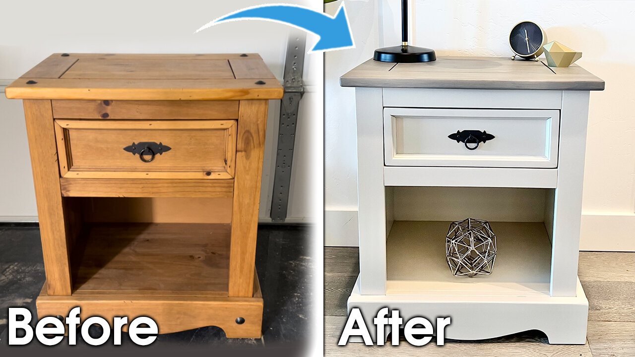 Thrift Store Furniture Makeover DIY