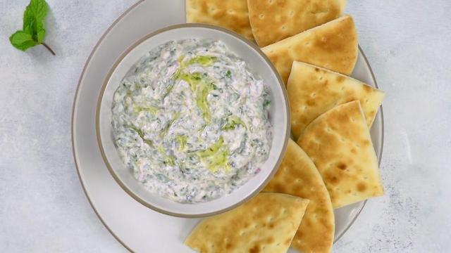 Swiss Chard Tzatziki (Yogurt Dip)