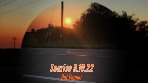 Sunrise - 9.10.22