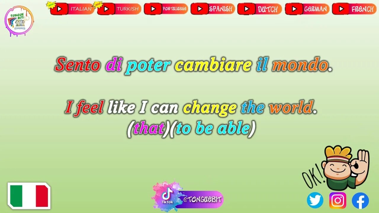 New Italian Practice! \\ Week 7 Speaking Exercise // Learn Italian with Tongue Bit!