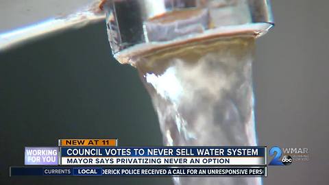 Council Votes to Never Sell Water System