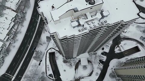 Fly Over Riviera Condominiums - Riverside Drive, Ottawa ❄️🌨️💨