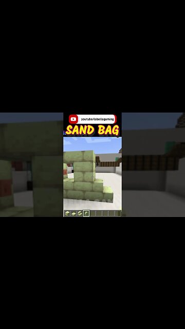 Sandbag Wall | Minecraft
