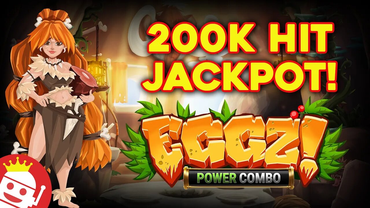 😱 UK PLAYER LANDS 200K JACKPOT ON EGGZ! POWER COMBO SLOT!