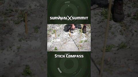 How to make Stick Compass #compass #Navigation #landnav #survival #preparedness