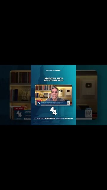 Javier Milei vai vencer a eleição presidencial na Argentina? #shorts