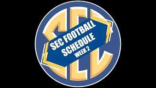 #SEC #Football Week 2 Schedule #collegefootball #football #espn #sports #foxsports