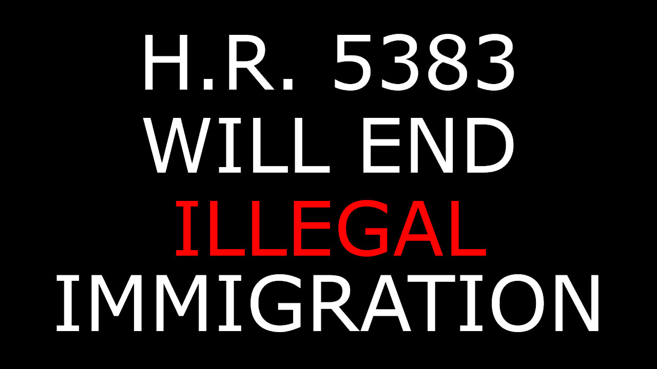 WOW!! DEMS TRYING TO END ILLEGAL IMMIGRATION!!