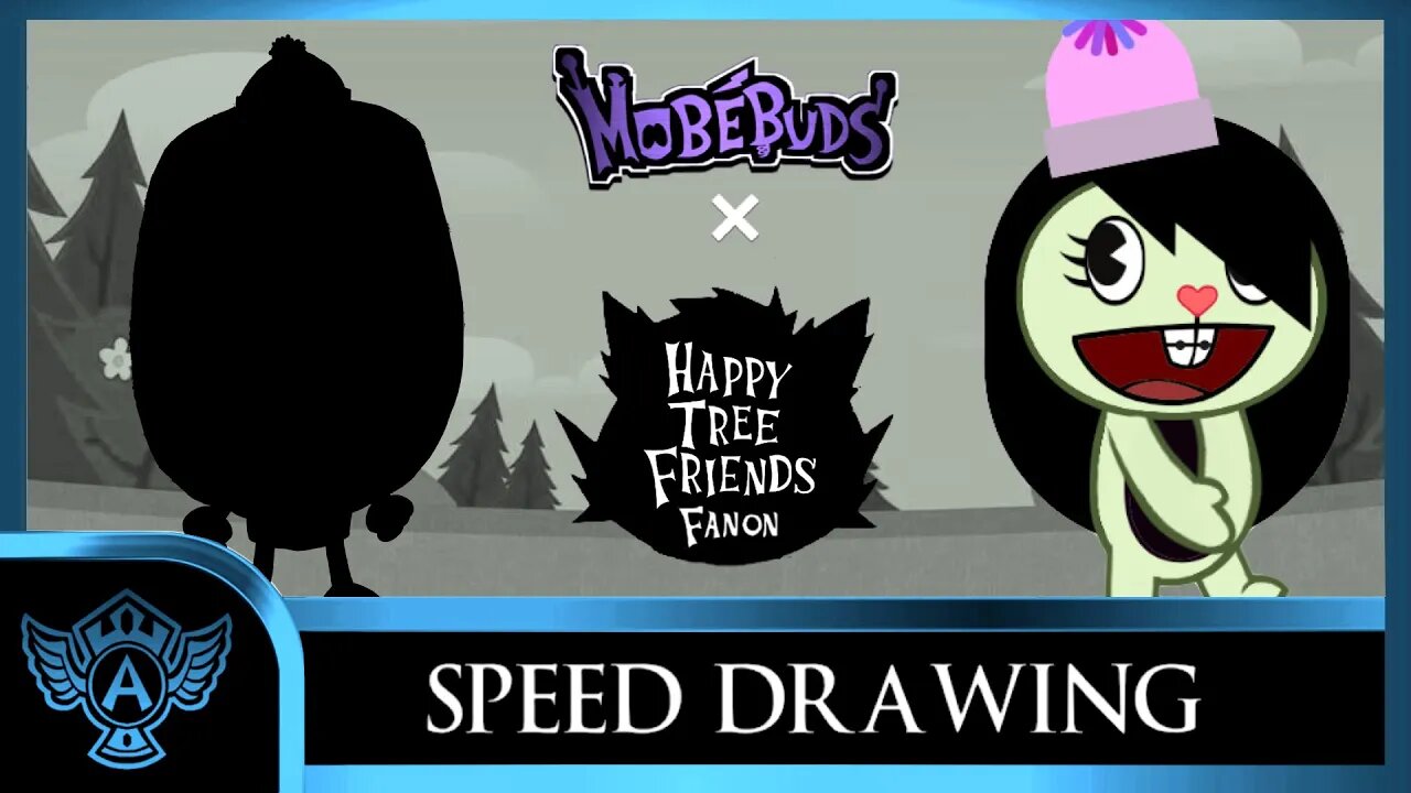Speed Drawing: Happy Tree Friends Fanon - Mia | Mobebuds Style