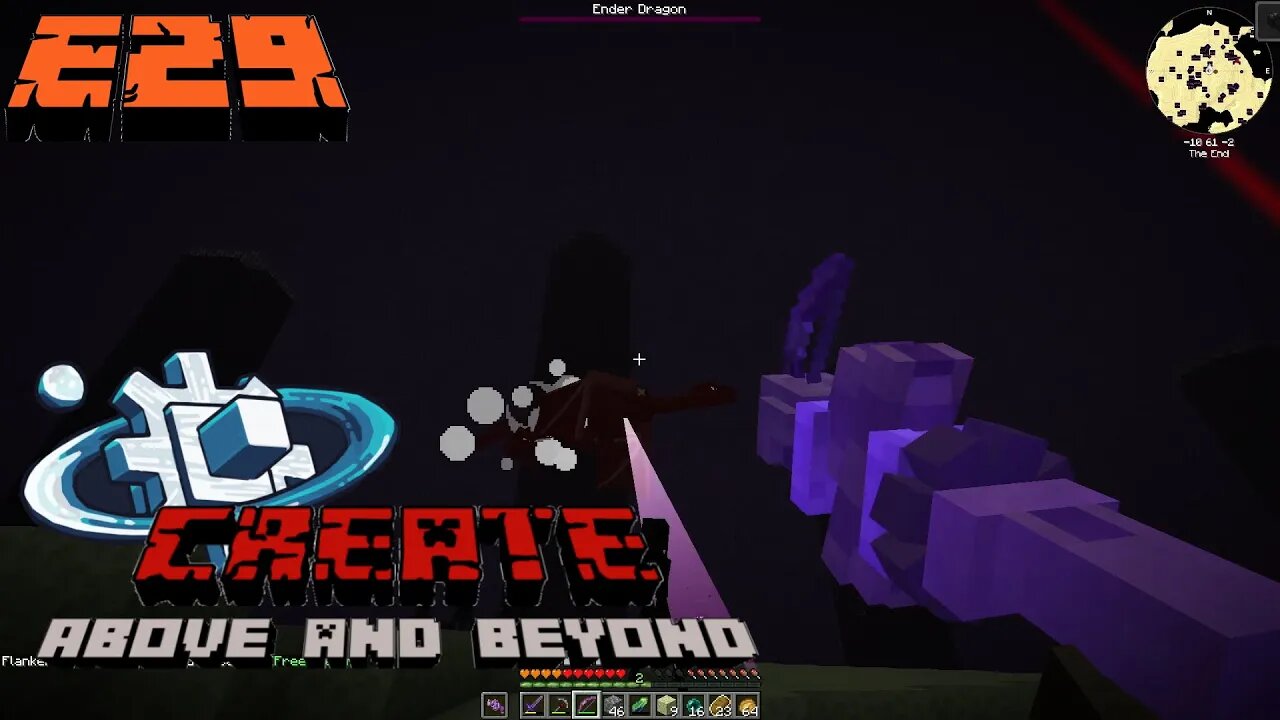 Create Above and Beyond // Ender Dragon Fight - End Island Exploration // Episode 29