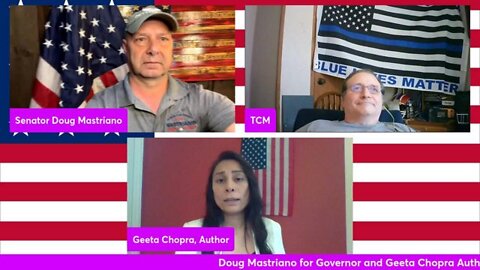 Doug Mastriano for Governor and Geeta Chopra Author come on