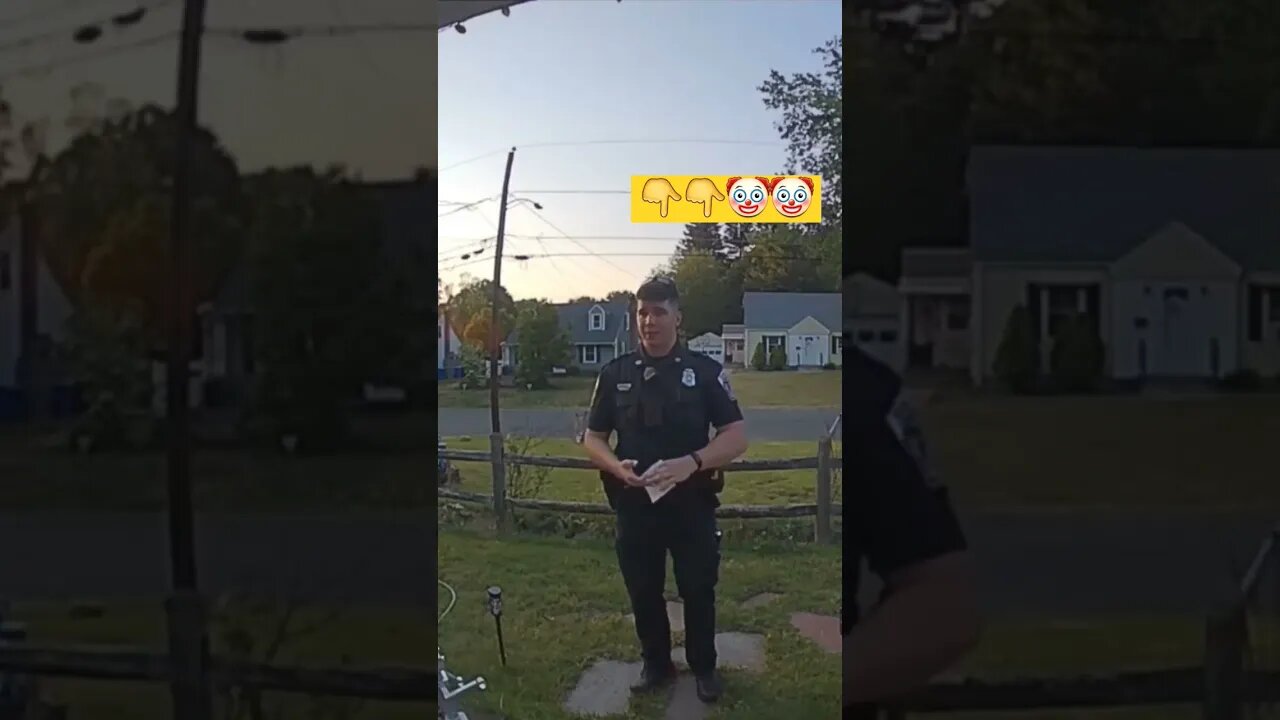 cop harassing old lady because of a Karen