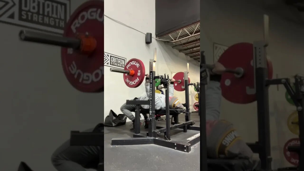 275.5lbs/125kg x5 bench press #shortsvideo #gym #gymmotivation #fitness #powerlifting