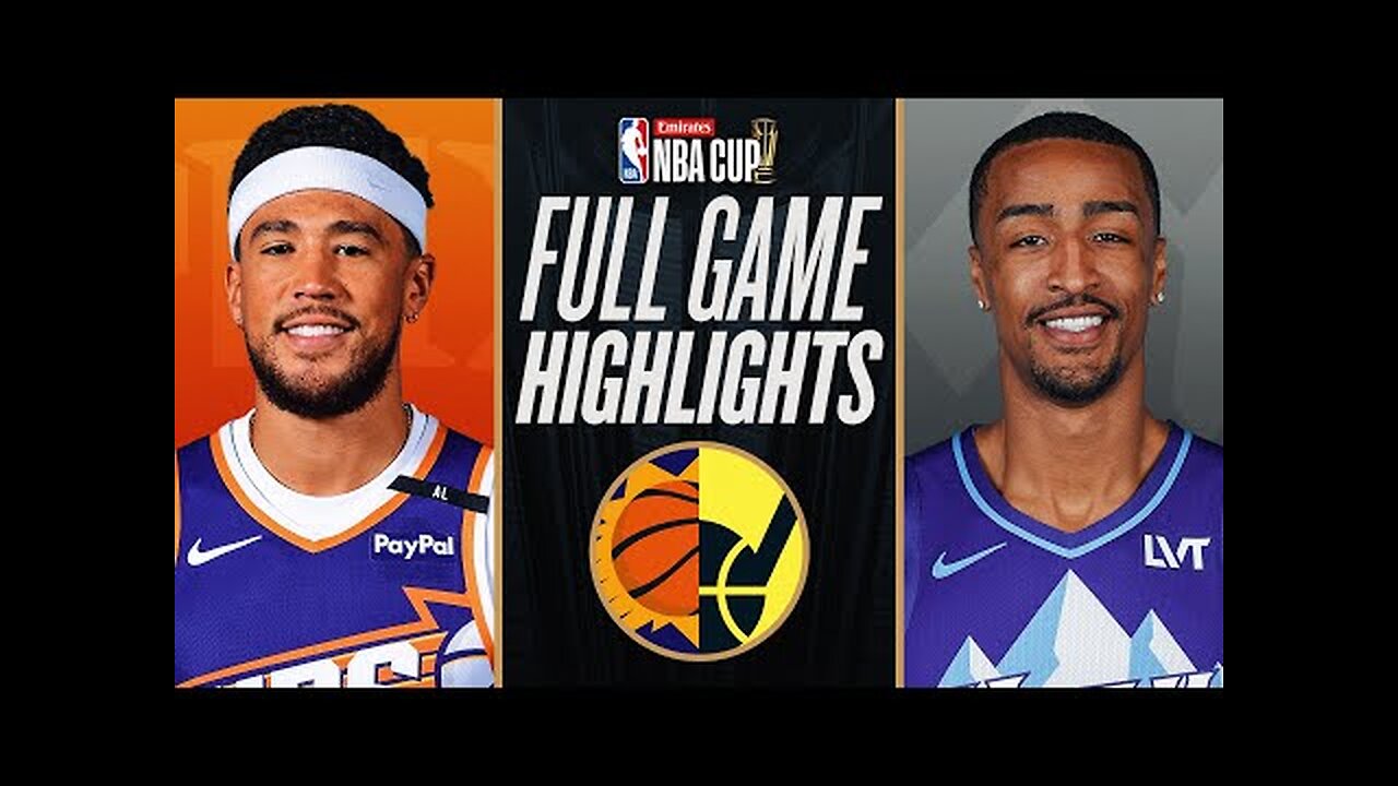 SUNS at JAZZ | EMIRATES NBA CUP 🏆 | FULL GAME HIGHLIGHTS | November 12, 2024