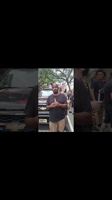 The #OsheaSibley #oshaesibley Candlelight March from the @LGBTCenterNYC #justiceforosheasibley