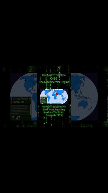 The Matrix Timeline 2139 : The Beginning of the Machine War #kaosnova #matrixuniversity #animatrix
